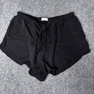 Gianni Bini Black Rayon Lounge Sleep Shorts Size‎ L